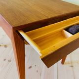 Vintage Danish teak sewing table by Severin Hansen for Haslev Furniture 1960