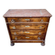 Commode ancienne style empire avec plateau marbre