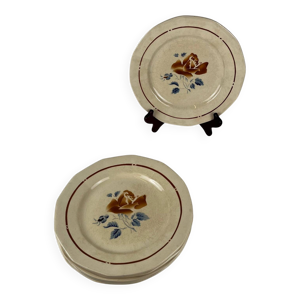 Set de 6 assiettes plates - sarreguemines