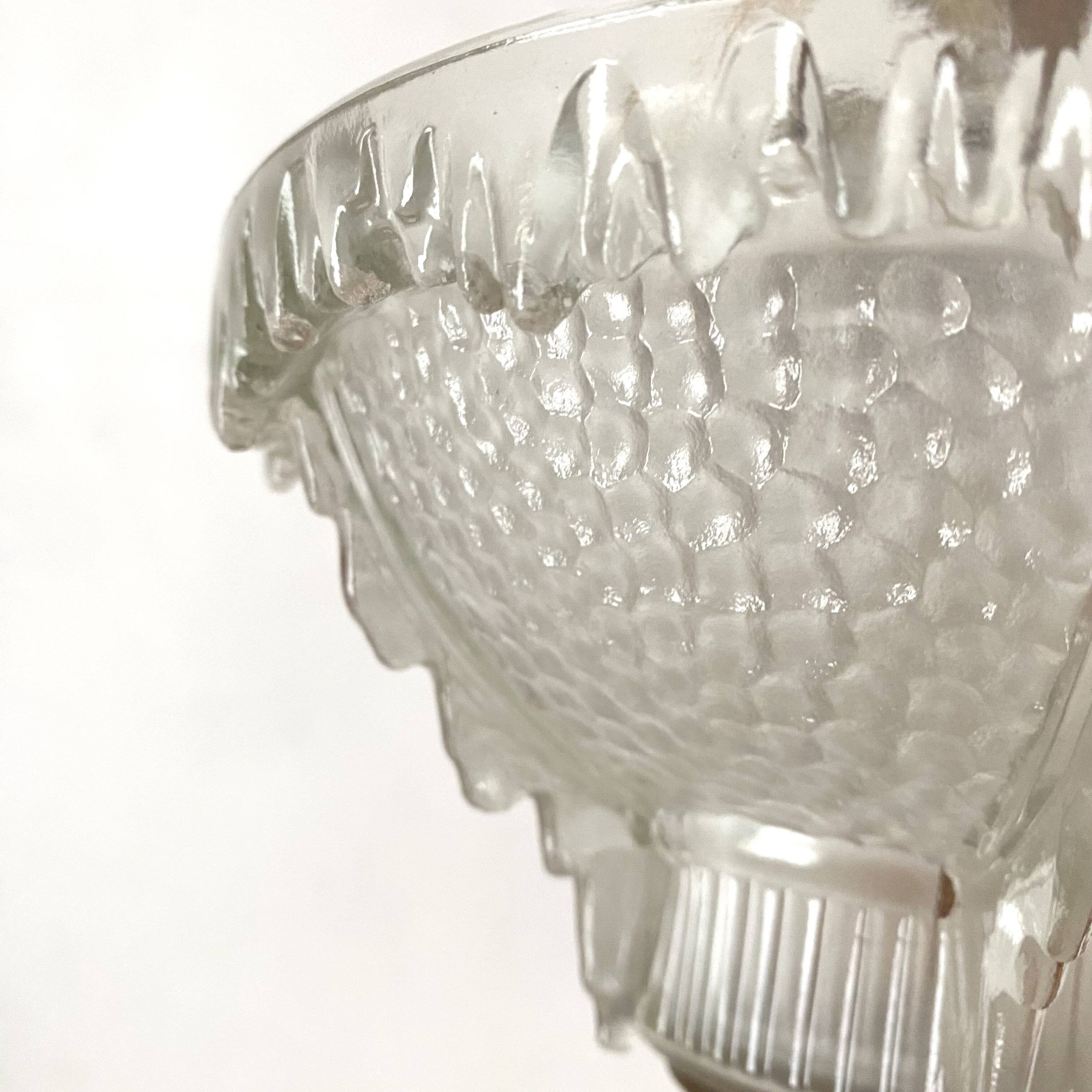 Ezan and Petitot art deco pendant light