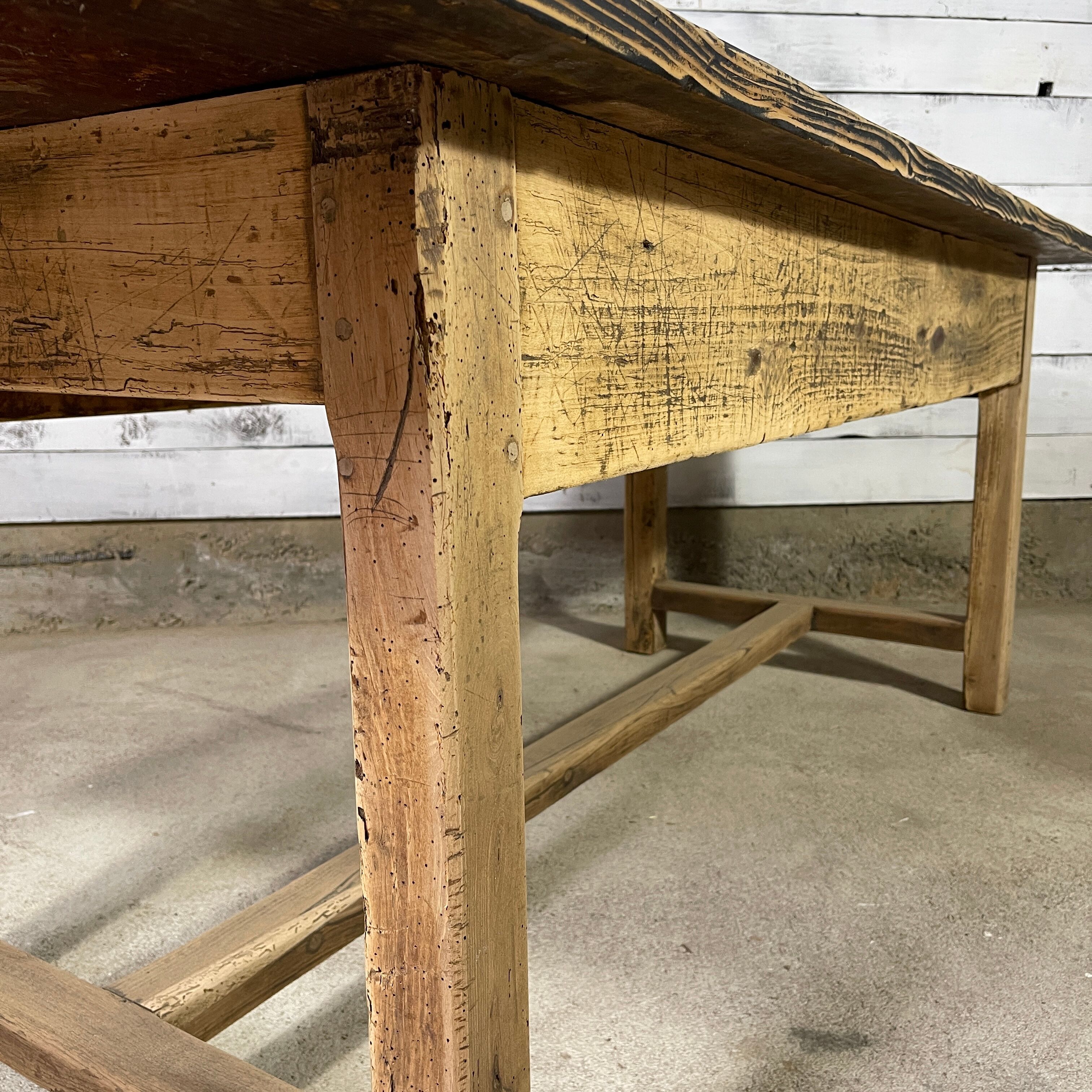 Old farmhouse table