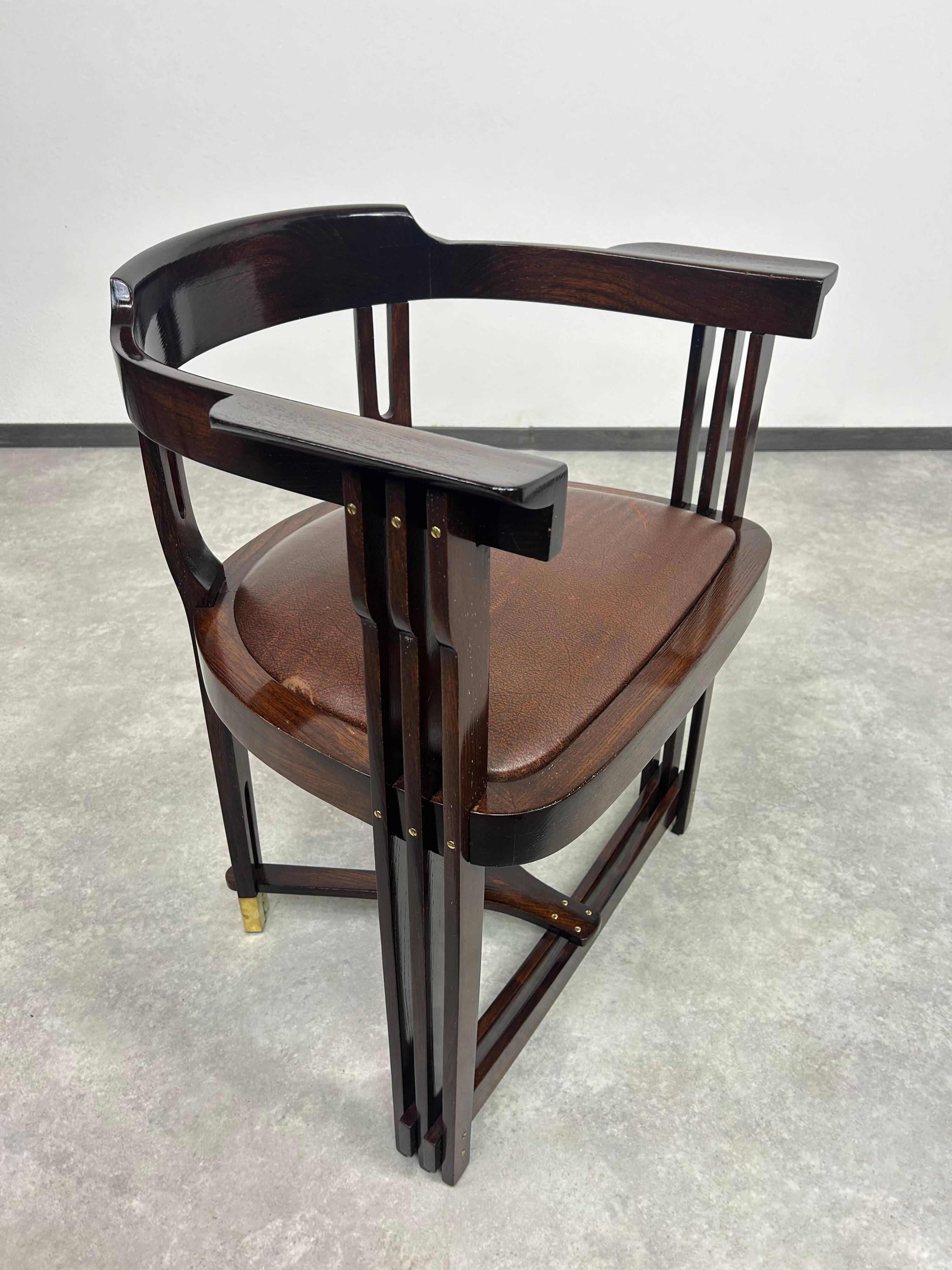 Rare Secession armchair by Anton Pospischil