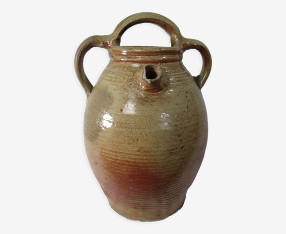 Cruche chevrette gargoulette ancienne en gré
