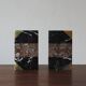 Art Deco French Marble Bookends, 1930s, Set of 2
