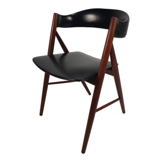 Fauteuil danois en teck du milieu du siècle, années 1960