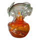 Murano glass vase, Venetian vase, hand blown glass vase