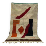 Handmade pure wool rug, size 140 x 260 cm.