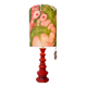 Tall Fat Lava Pagoda Floor Lamp - West German Pottery from the Space Age