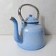 old enamelled steel kettle
