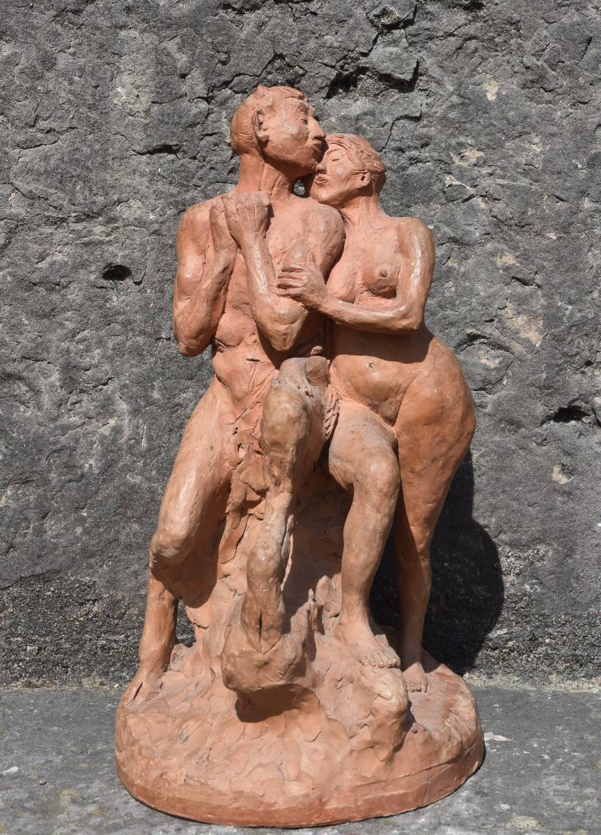 Henri Lucien-Robert, Fauna and Woman in Love (circa 1900)