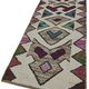 Handwoven Turkish Recycled Boho Rug 92 cm x 293 cm
