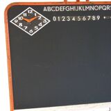 Tableau chevalet orange