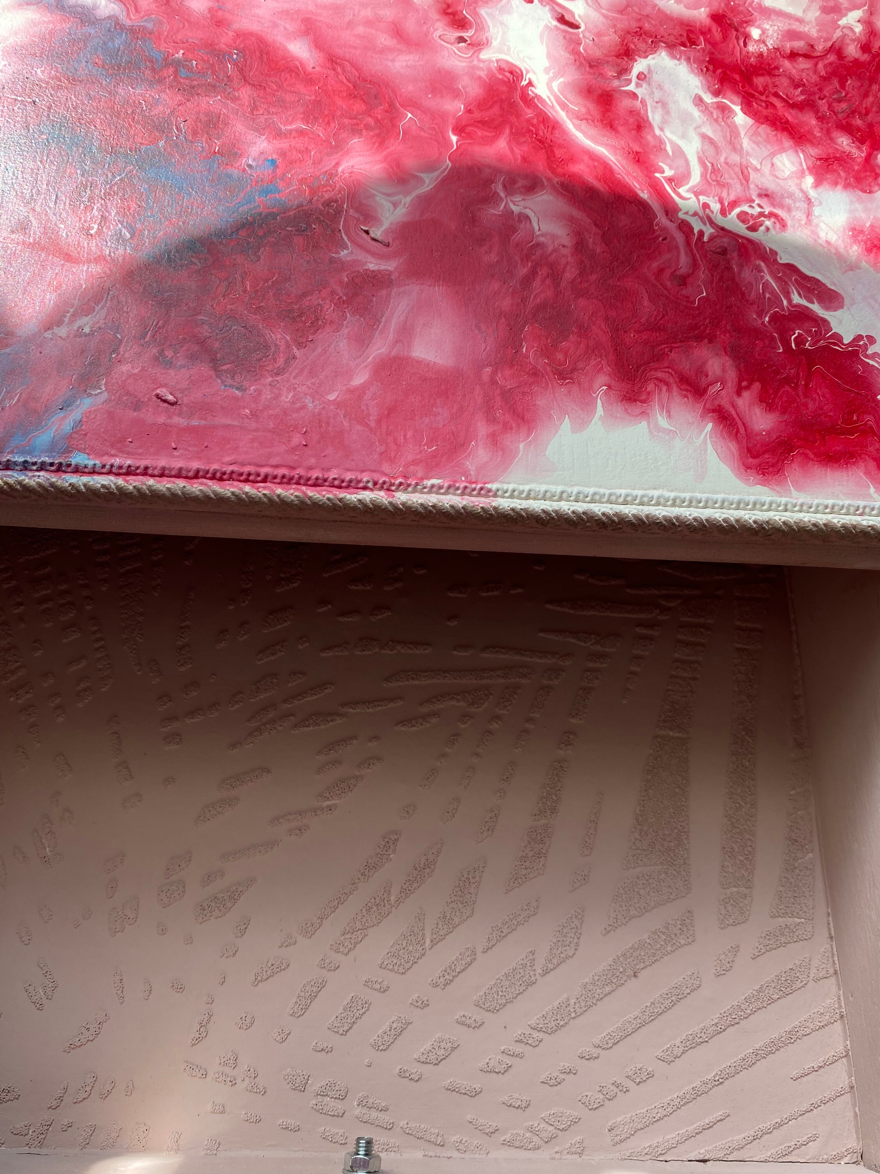 Baroque style bedside table