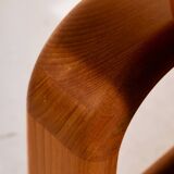 Three-seater teak sofa