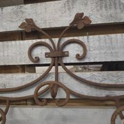 Wrought iron coat rack with 5 hooks