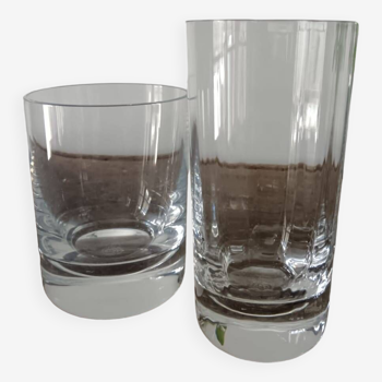 2 crystal glasses from Baccarat