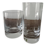 2 crystal glasses from Baccarat