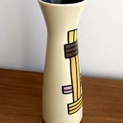 VEB Haldensleben 3148B Diabolo Vase - East German GDR Mid-Century Modern Cylindrical Design