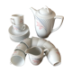 Pastel porcelain coffee service