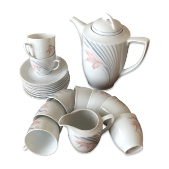 Pastel porcelain coffee service