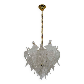 Lustre Mazzega en verre de Murano moderne du milieu du siècle, années 1970