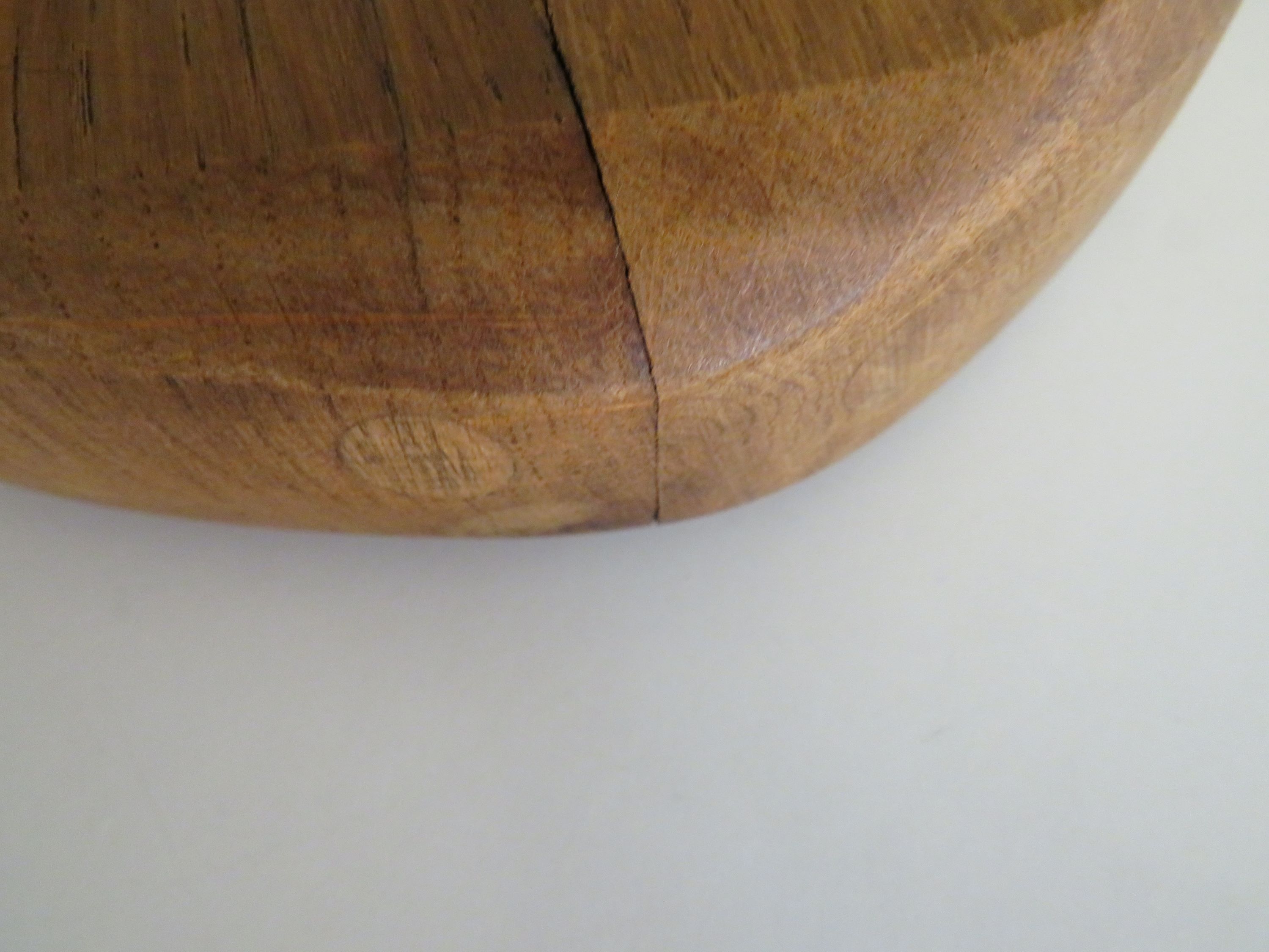 Brutalist mirror in solid oak, hand carved, Belgium 1970