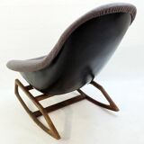 Fauteuil à bascule Gemini par Walter S. Chenery pour Lurashell, années 1960