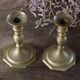 Pair of vintage brass candlesticks