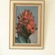 Original vintage oil on canvas – "Flowers"