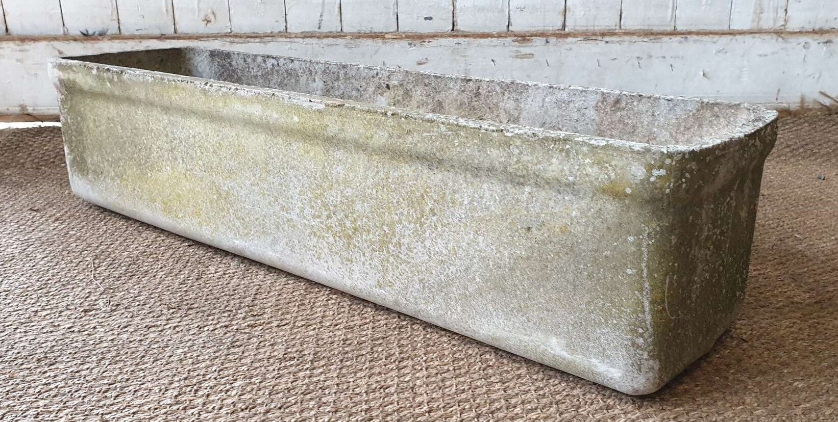 lot de 7 jardinières vintage en fibrociment