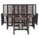 Set of six Afra and Tobia Scarpa chairs in bamboo and rattan.
