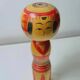 Vintage Japanese Kokeshi doll Naruko signed - Antique turned wood figurine craftsmanship Japan - Collectible item from the Showa period (1926–1989)