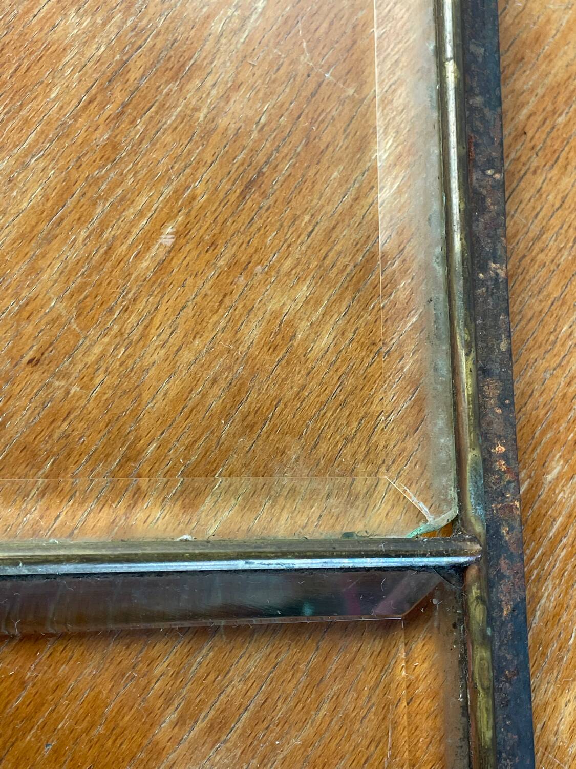 Stained glass beveled glass and cabochon