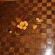 Set of Four Nesting Tables in Flower Marquetry circa 1900