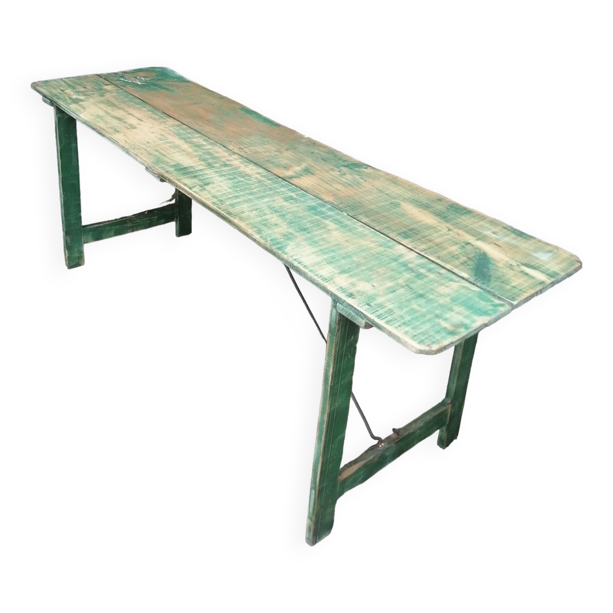 Folding wooden table long 200cm