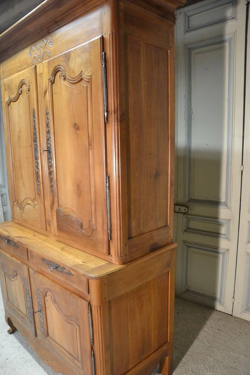 Two-Body Cherrywood Buffet, Perche Region, 19th Century