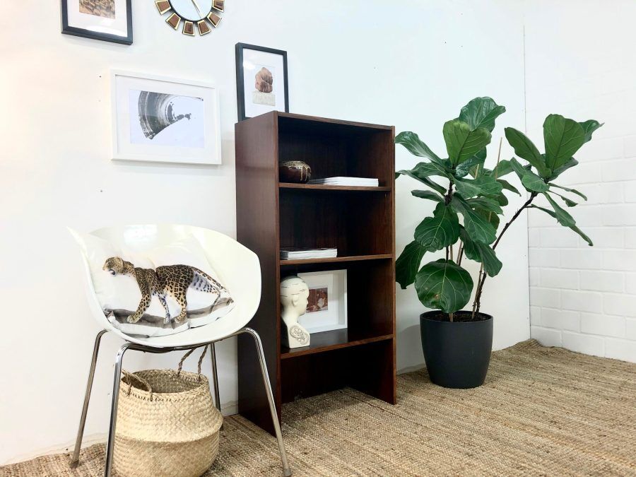 Scandinavian library in rosewood 60.5 cm