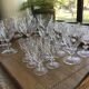Set 6 wine glasses, 6 water glasses and 6 crystal shot glasses
