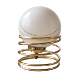 Golden spiral lamp from the 70s