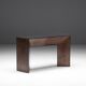 Patinated bronze console by Belgochrom, Belgium, 1970s.