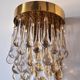 Wall lamp drops of glass of Paolo Venini 1960
