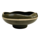 Vintage stoneware salad bowl – organic centrepiece – 1970s