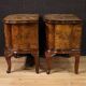 Paire de tables de chevet italiennes du XXe siècle