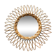 Miroir soleil rotin 40cm