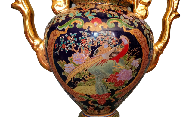 Amphora vase ansé Zhongguo Zhi Zao ~ China ~ 70s