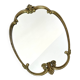 Vintage and rare gilt brass medallion/oblong/olave/rococo mirror