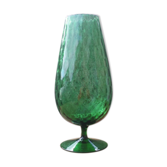 Vase en verre soufflé Empoli Italie