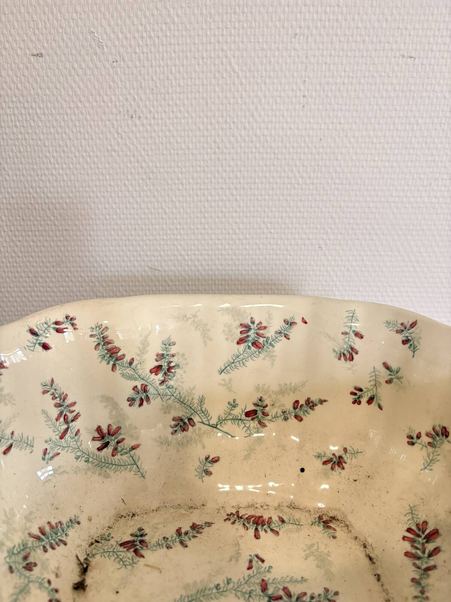 Longwy Bruyeres Vegetable Dish Faience Soup Tureen Faience Factory 19th Century Art Nouveau