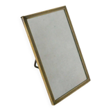 brass mirror to stand 11.5 x 17.5 cm
