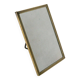 brass mirror to stand 11.5 x 17.5 cm